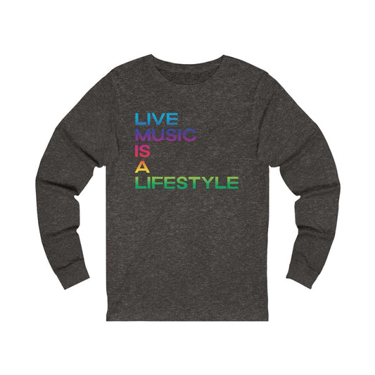 Unisex Jersey Long Sleeve Tee with PRIDE