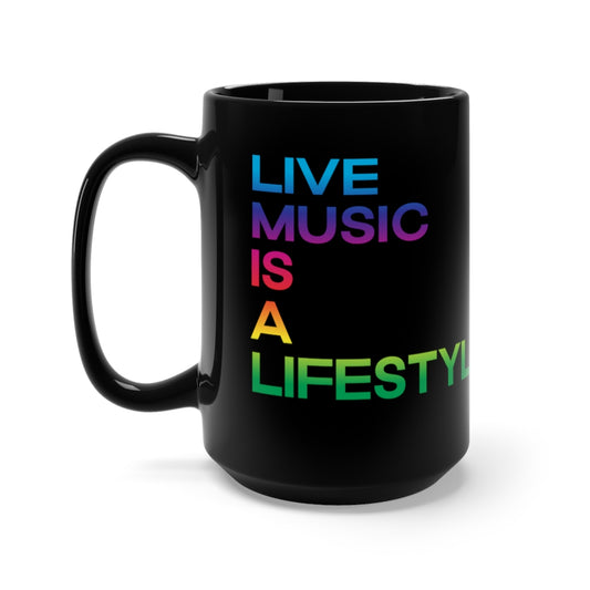 Black Mug 15oz with PRIDE