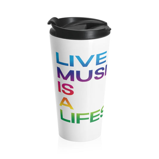 Stainless Steel Travel Mug with PRIDE