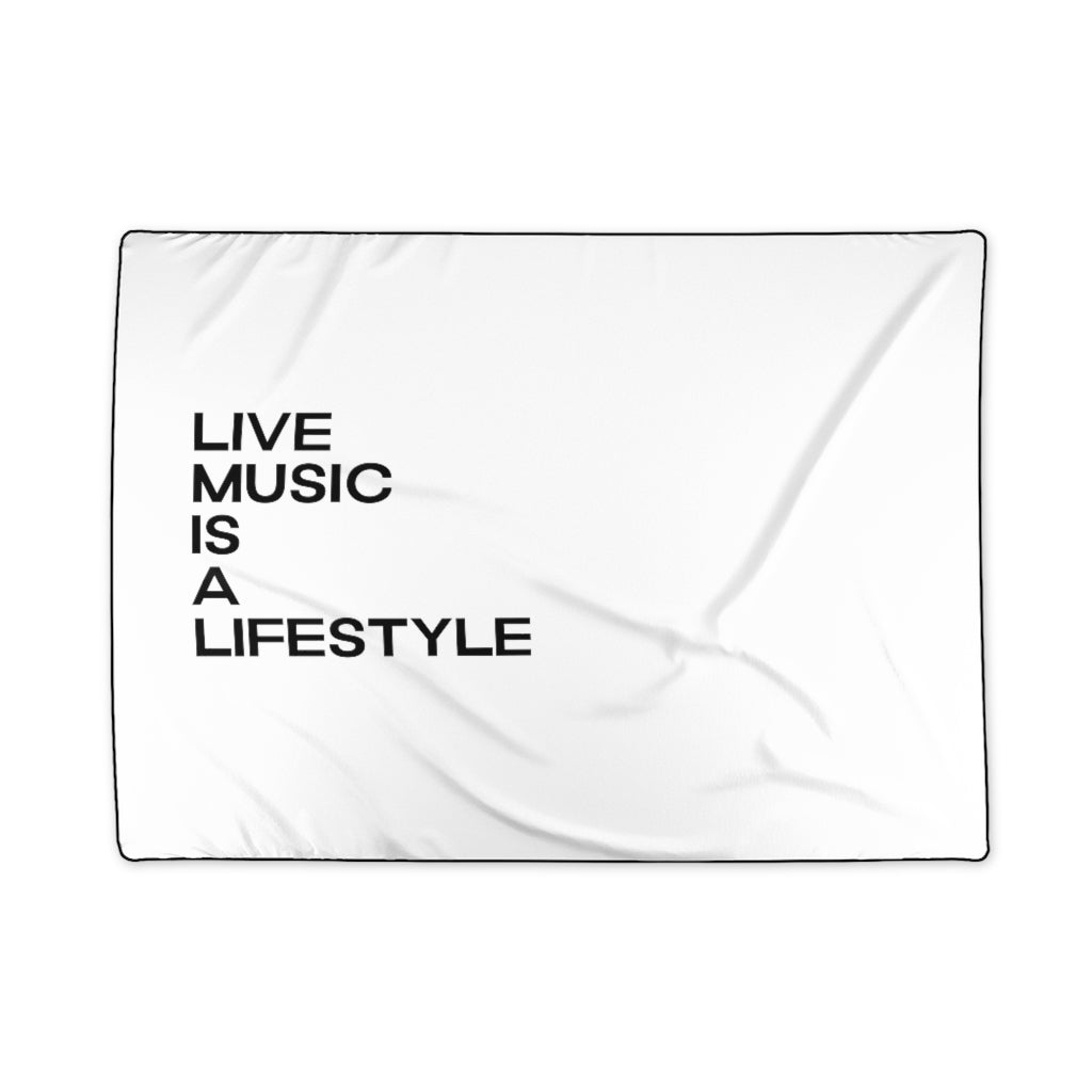 Ultra Soft Fleece Blanket – LIVE MUSIC IS A LIFESTYLE