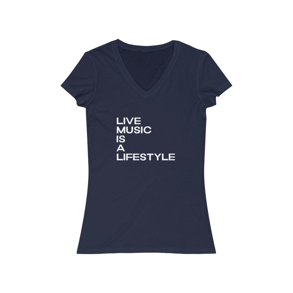 Women's Jersey Short Sleeve V-Neck Tee