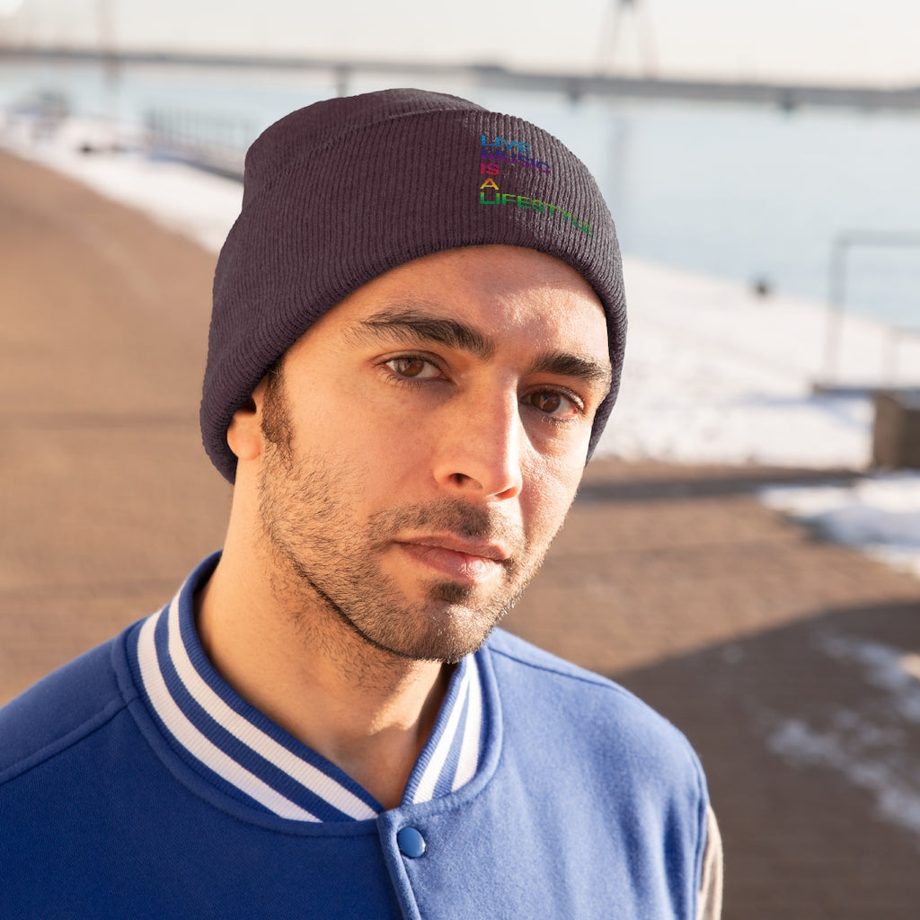 Knit Beanie with PRIDE