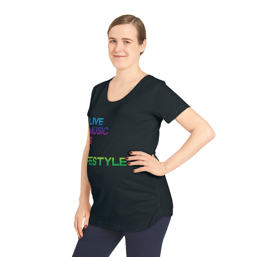 Women's Maternity Tee with PRIDE