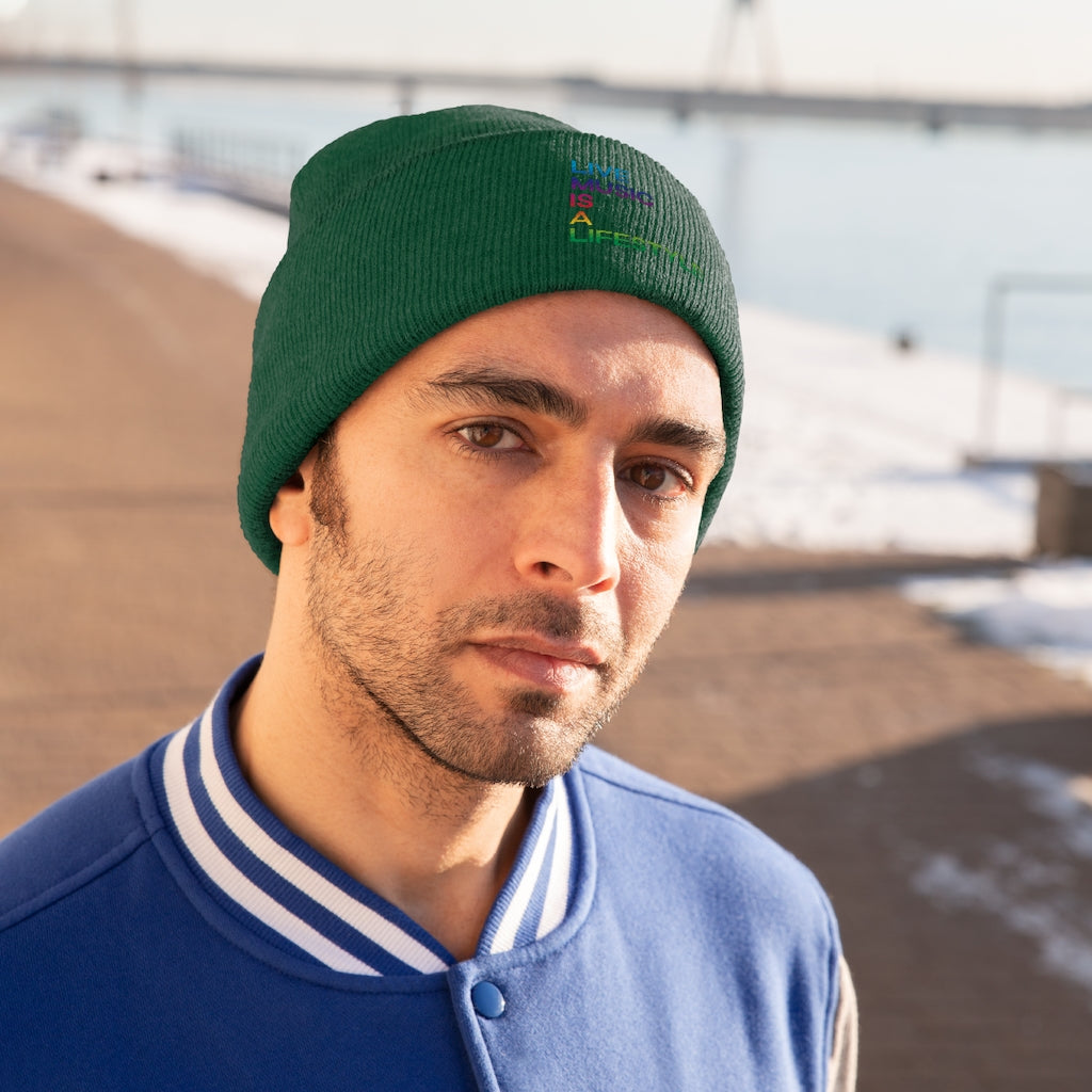 Knit Beanie with PRIDE