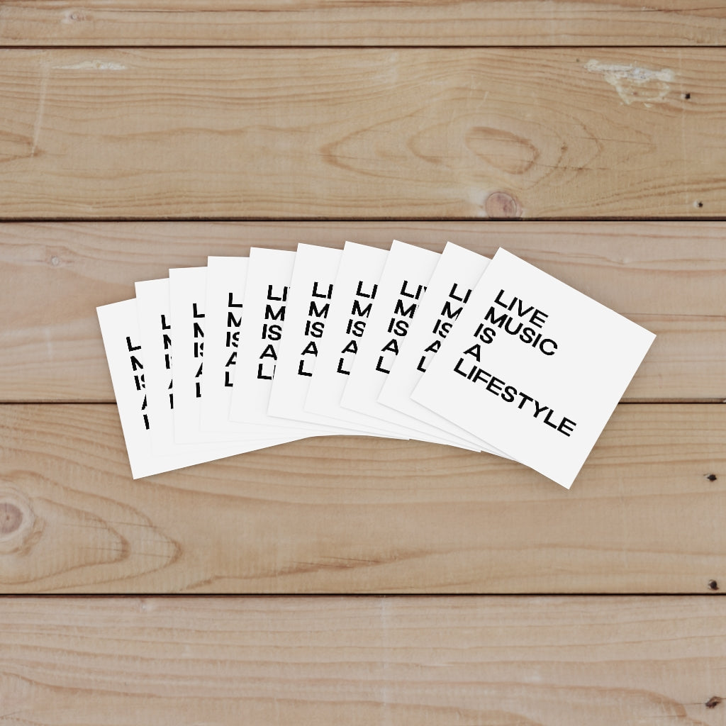 Laminate Stickers, Square