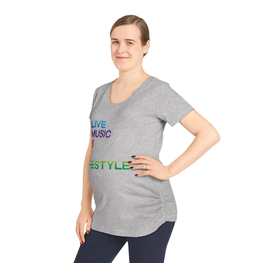 Women's Maternity Tee with PRIDE