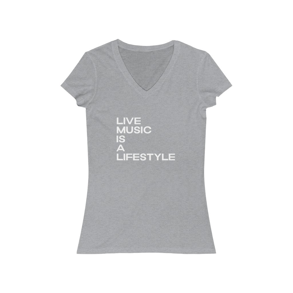 Women's Jersey Short Sleeve V-Neck Tee