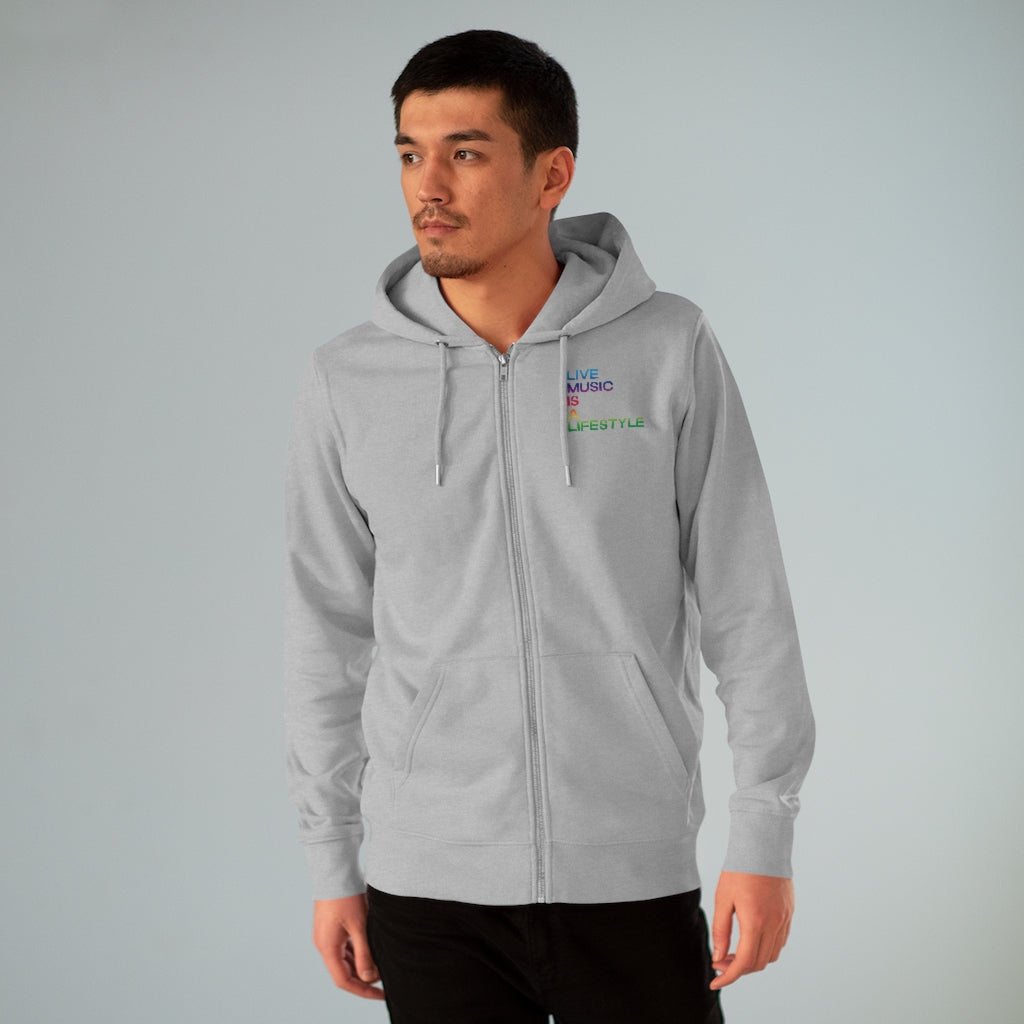 Men's Cultivator Zip Hoodie with PRIDE