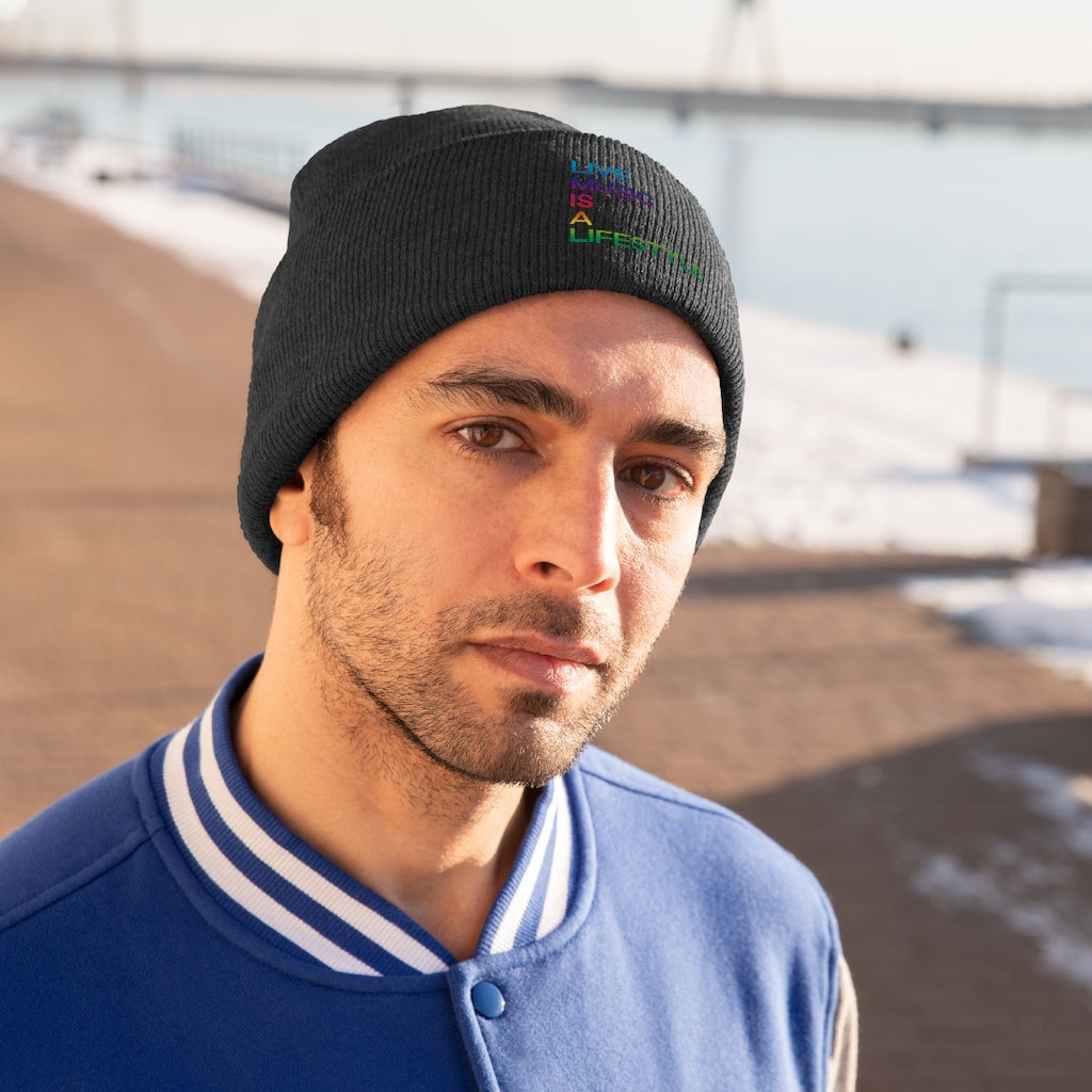 Knit Beanie with PRIDE