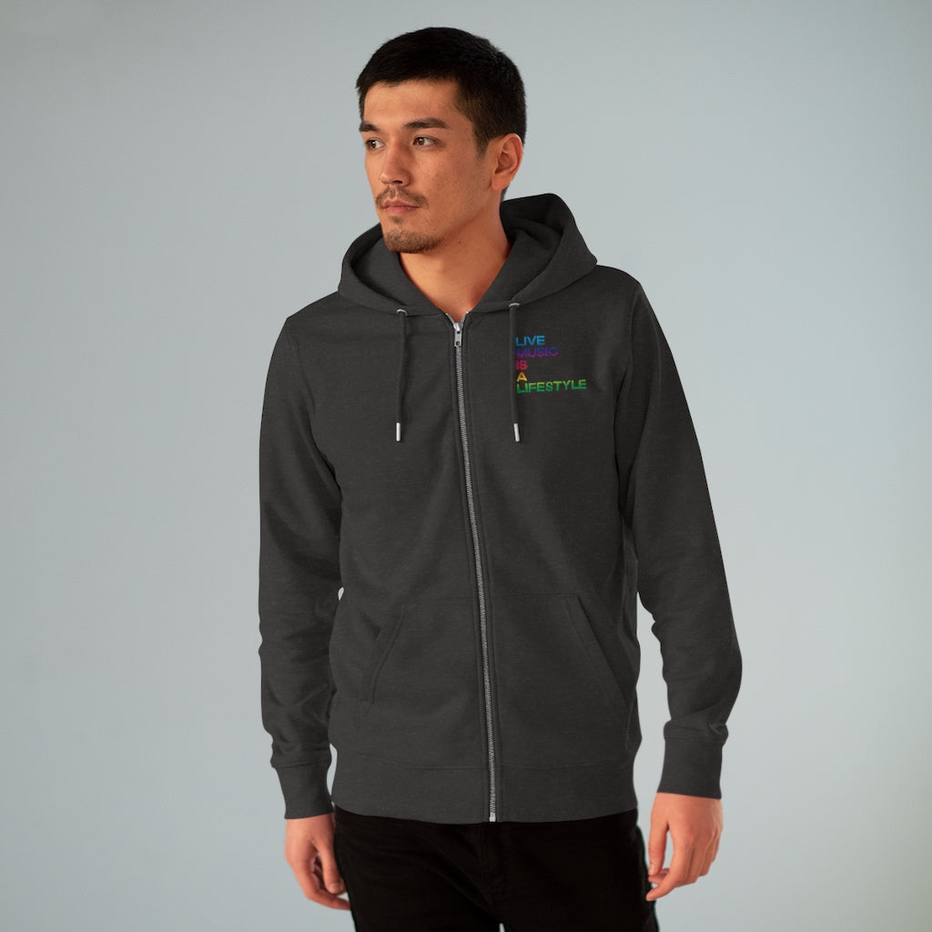 Men's Cultivator Zip Hoodie with PRIDE