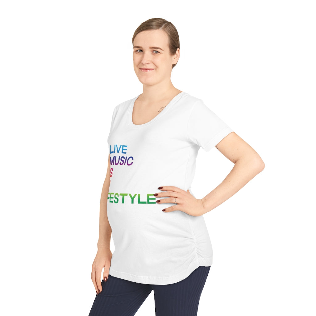 Women's Maternity Tee with PRIDE