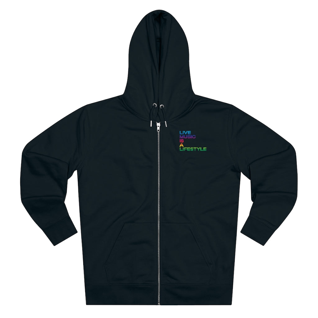 Men's Cultivator Zip Hoodie with PRIDE