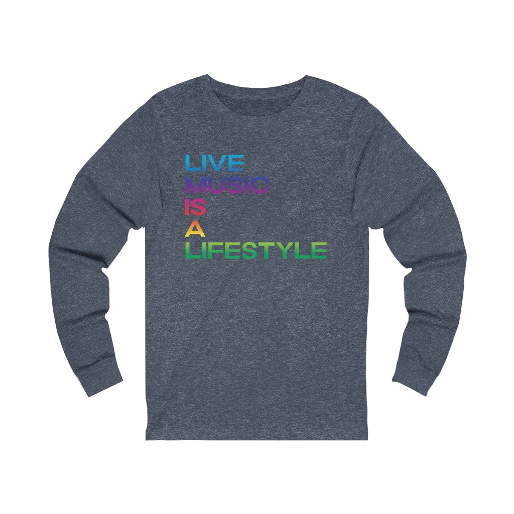 Unisex Jersey Long Sleeve Tee with PRIDE