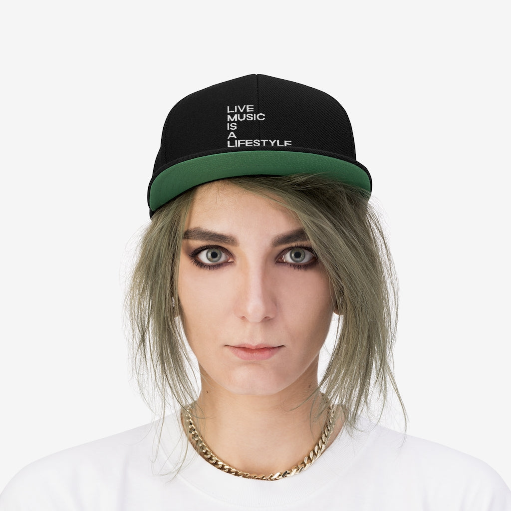 Unisex Flat Bill Hat