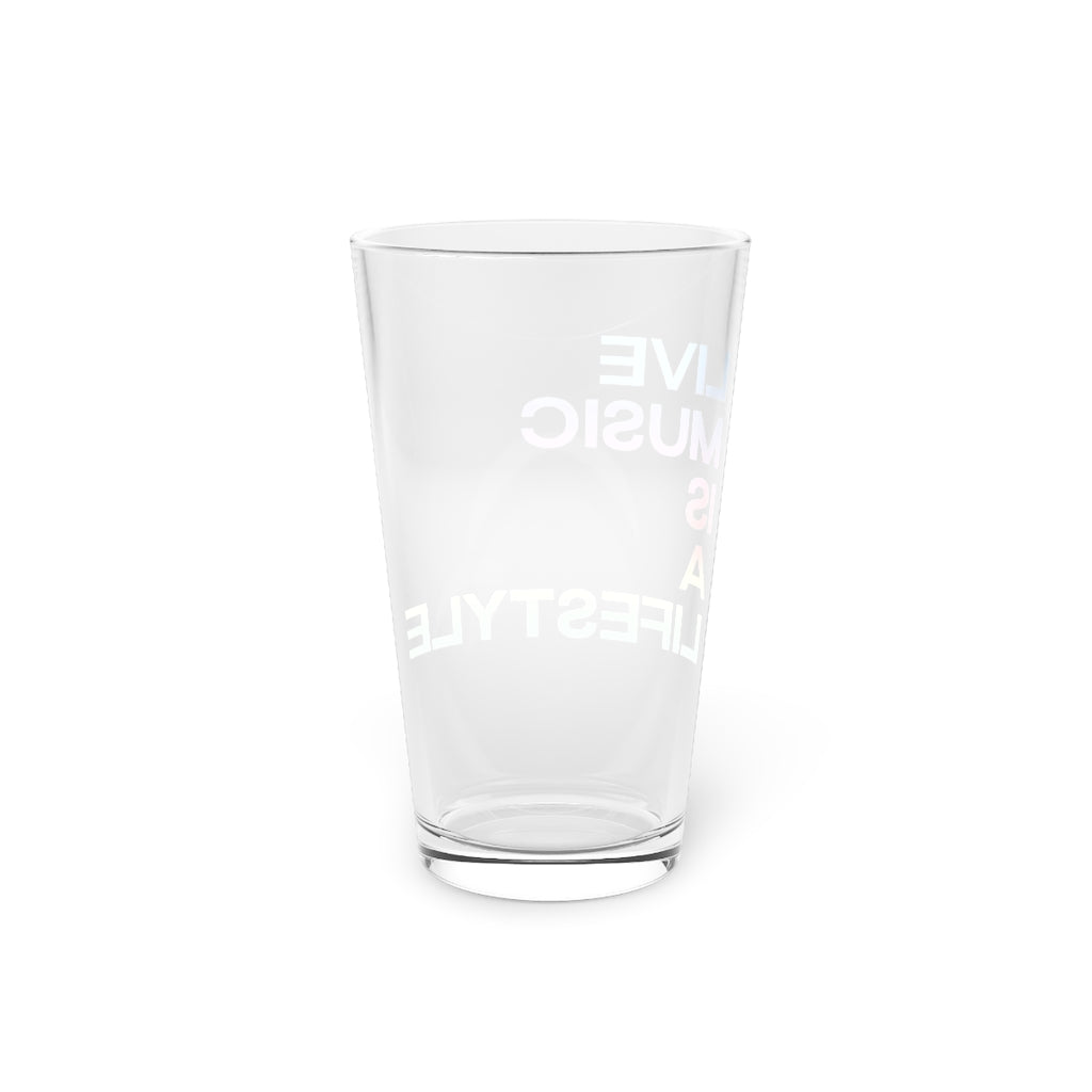 Pint Glass, 16oz with PRIDE