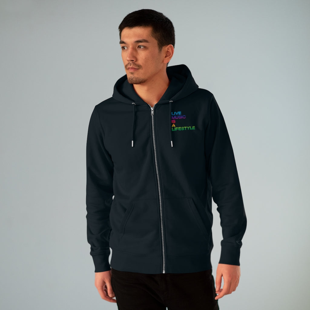 Men's Cultivator Zip Hoodie with PRIDE