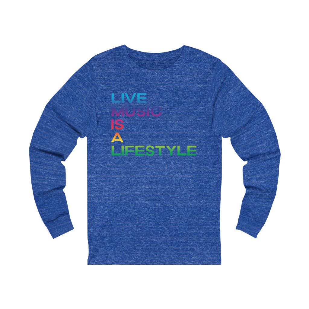 Unisex Jersey Long Sleeve Tee with PRIDE