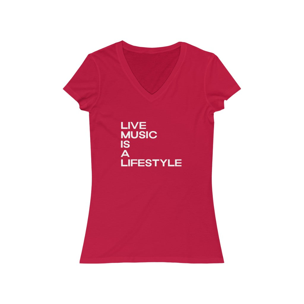 Women's Jersey Short Sleeve V-Neck Tee