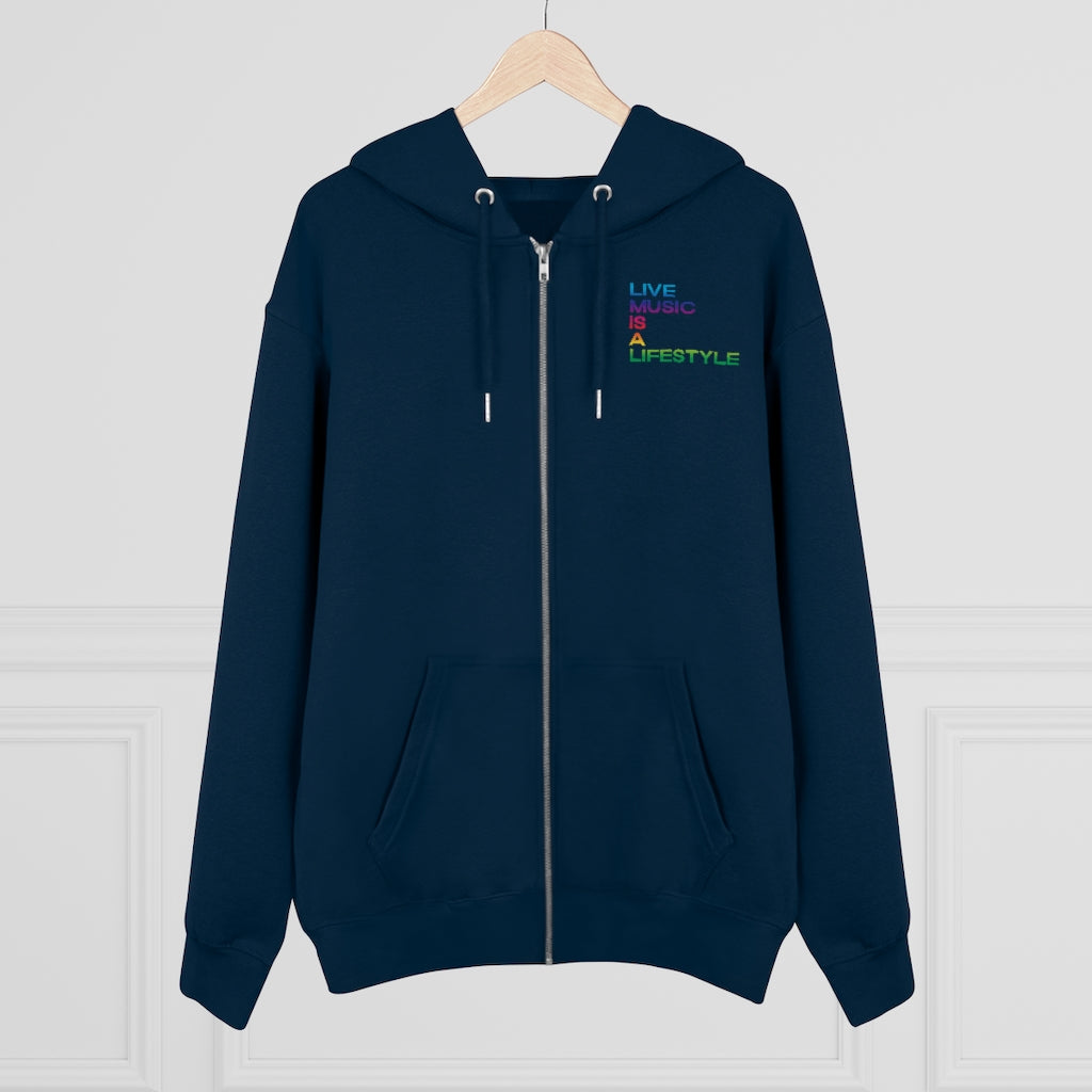 Men's Cultivator Zip Hoodie with PRIDE