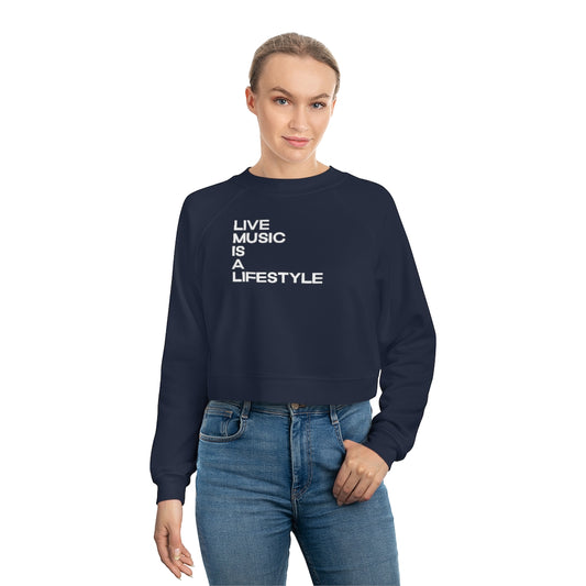 Women's Cropped Fleece Pullover