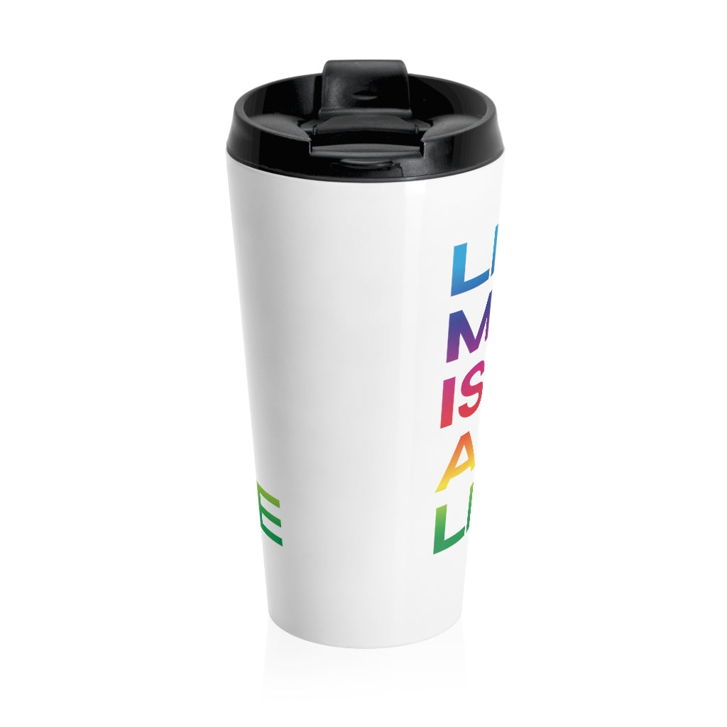 Stainless Steel Travel Mug with PRIDE