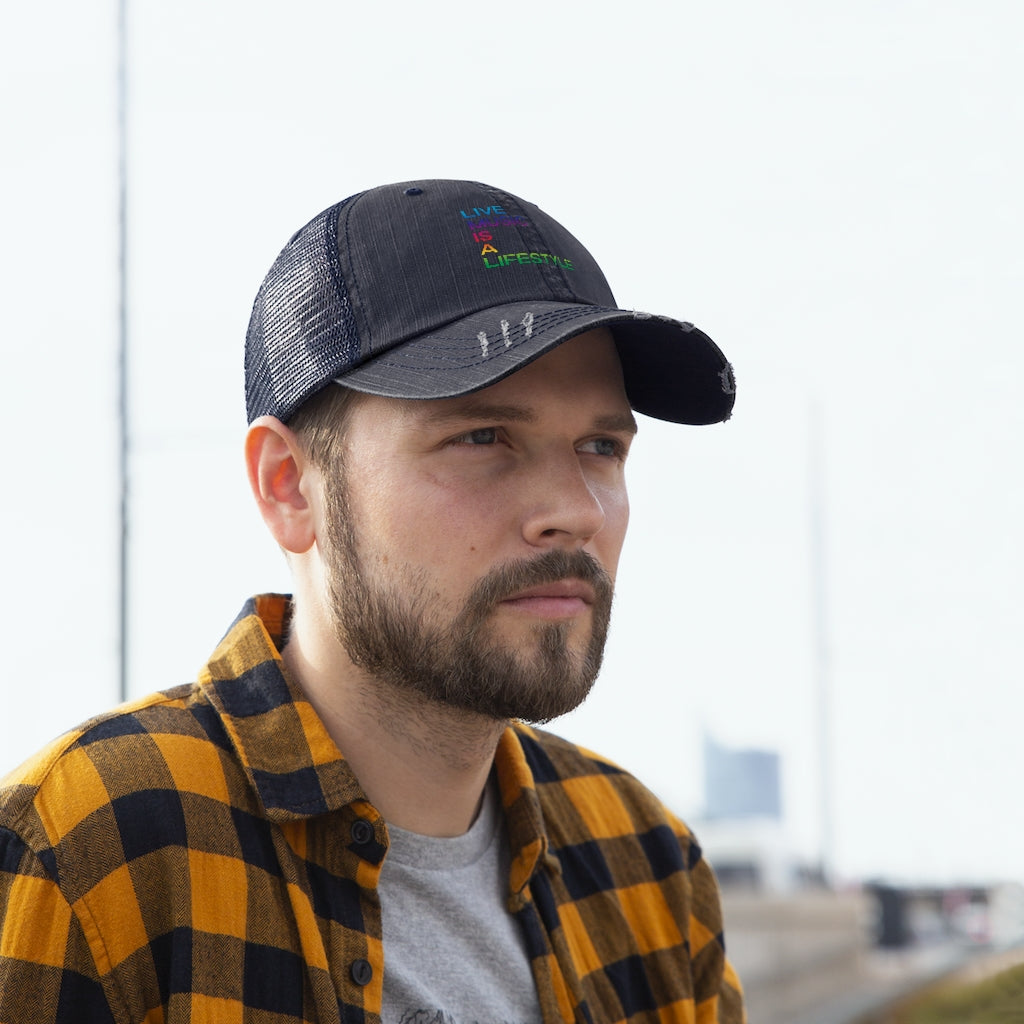 Unisex Trucker Hat with PRIDE