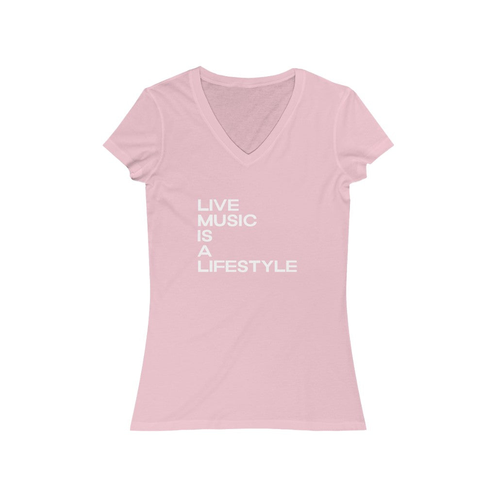 Women's Jersey Short Sleeve V-Neck Tee