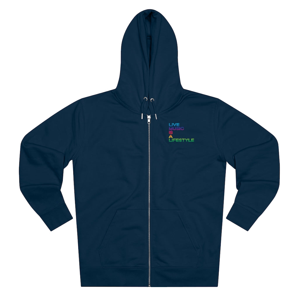 Men's Cultivator Zip Hoodie with PRIDE