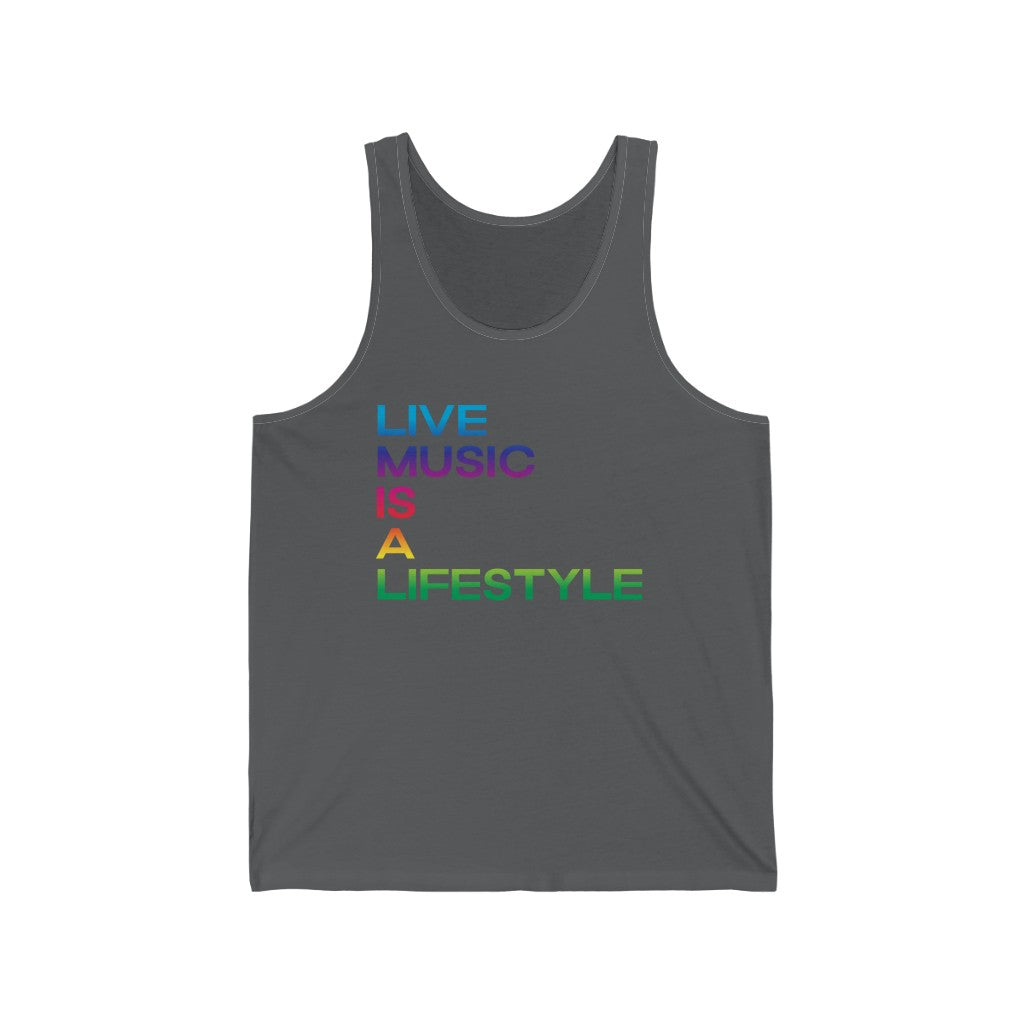 Unisex Jersey Tank with PRIDE