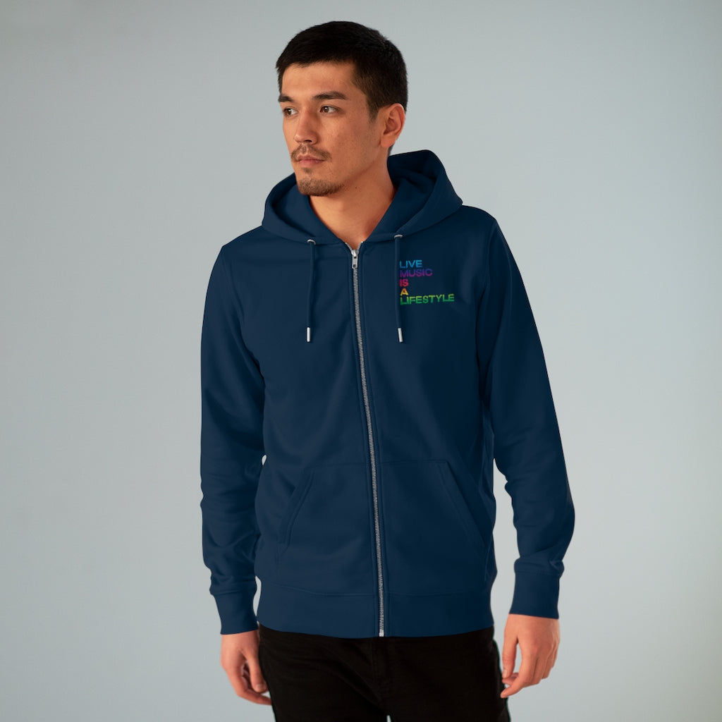 Men's Cultivator Zip Hoodie with PRIDE