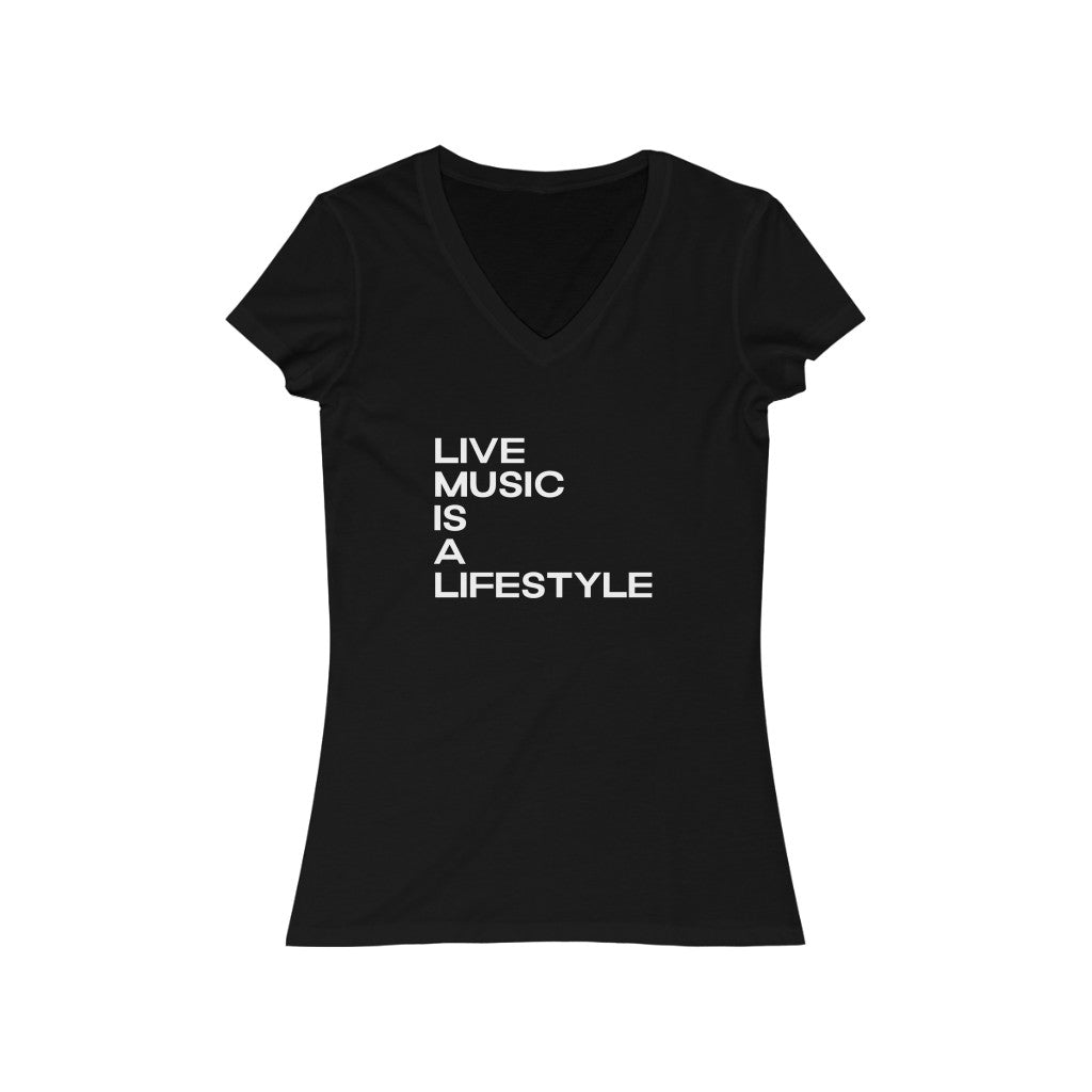 Women's Jersey Short Sleeve V-Neck Tee