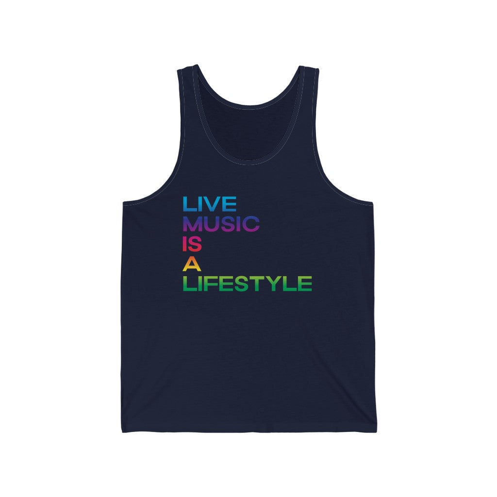 Unisex Jersey Tank with PRIDE